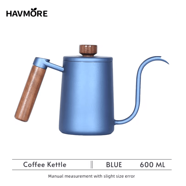 Stainless Steel Gooseneck Kettle 600ml Barista Coffee Pour Over Pot