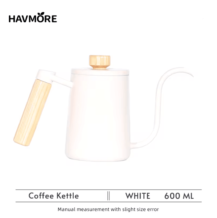 Stainless Steel Gooseneck Kettle 600ml Barista Coffee Pour Over Pot