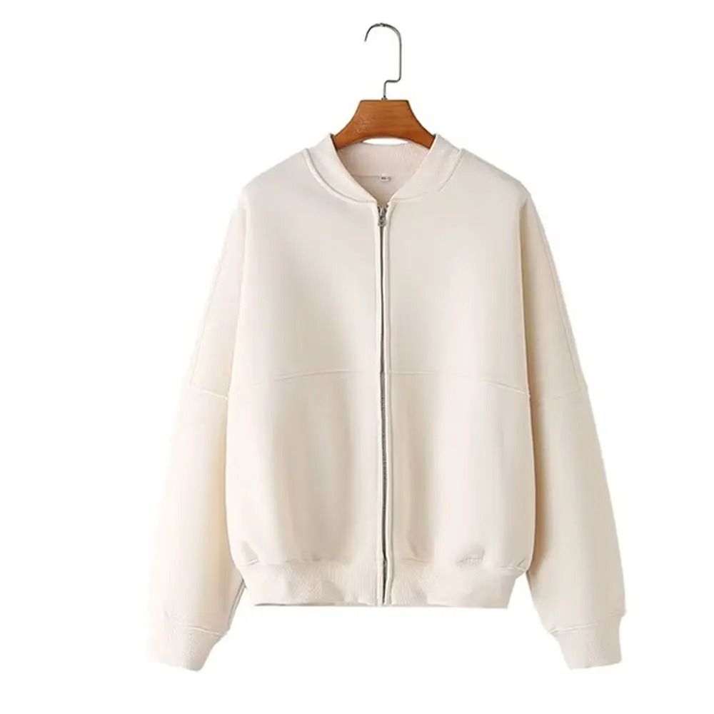 HH Women Two Piece Retro Zip Bomber Jacket and Wide Leg Pants Set