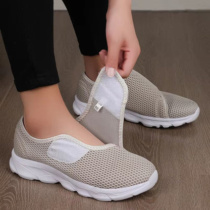 Casual Orthopedic Walking Shoes – Wide Fit Diabetic Shoes for Swollen Feet & Bunion Relief