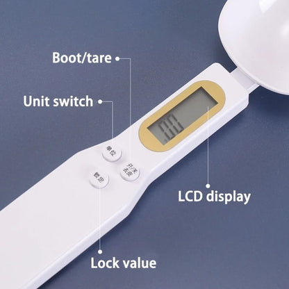 Digital Weighing Spoon Scale with LCD Display – Precision Kitchen Measuring Tool for Coffee, Baking and Cooking