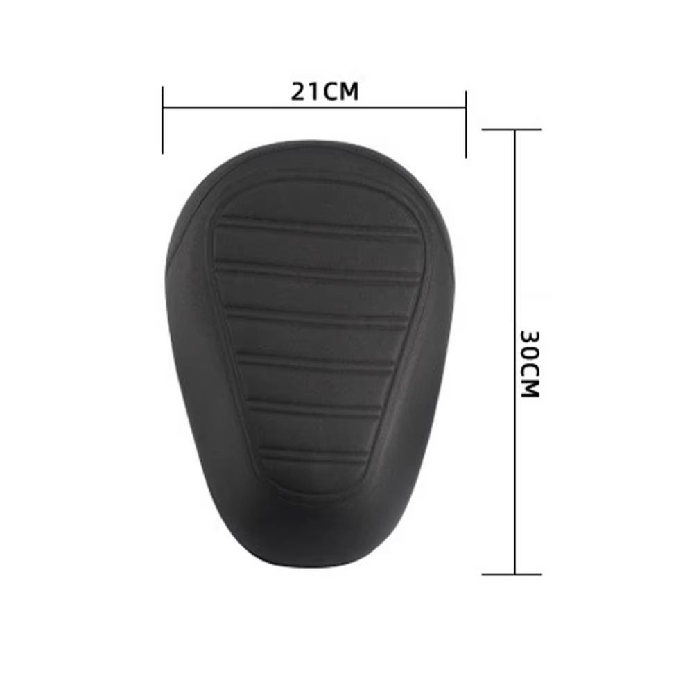 ComfortRide Soft Bike Seat – Wide Mountain Bike Saddle with Four-Corner Spring Suspension & Breathable Cushion