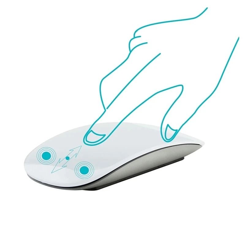 Wireless Bluetooth Magic Computer Mouse Dual Mode Silent Rechargeable Touch Slim Ergonomic Mouse