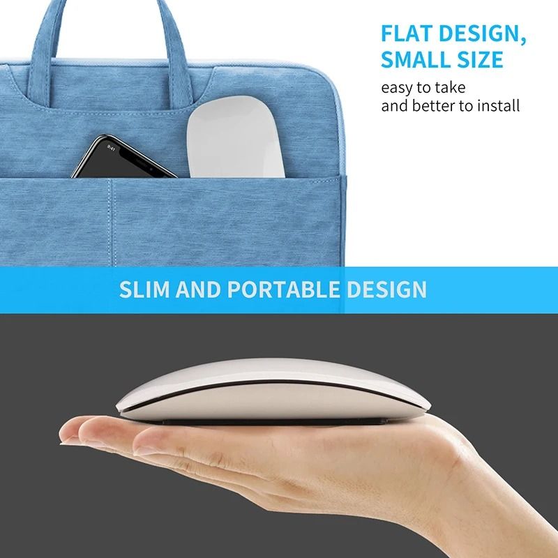 Wireless Bluetooth Magic Computer Mouse Dual Mode Silent Rechargeable Touch Slim Ergonomic Mouse