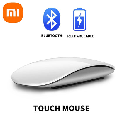 Wireless Bluetooth Magic Computer Mouse Dual Mode Silent Rechargeable Touch Slim Ergonomic Mouse