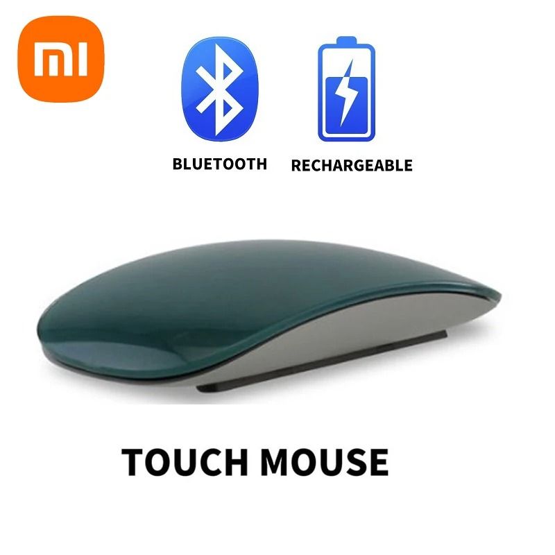Wireless Bluetooth Magic Computer Mouse Dual Mode Silent Rechargeable Touch Slim Ergonomic Mouse