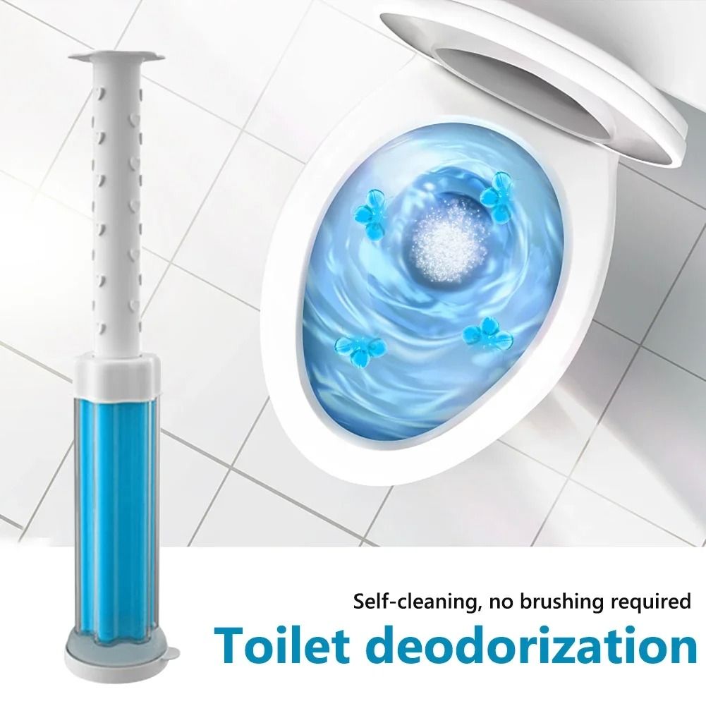 Toilet Cleaner Gel Odor Remover with Floral Scents Long-Lasting Aromatic Toilet Gel