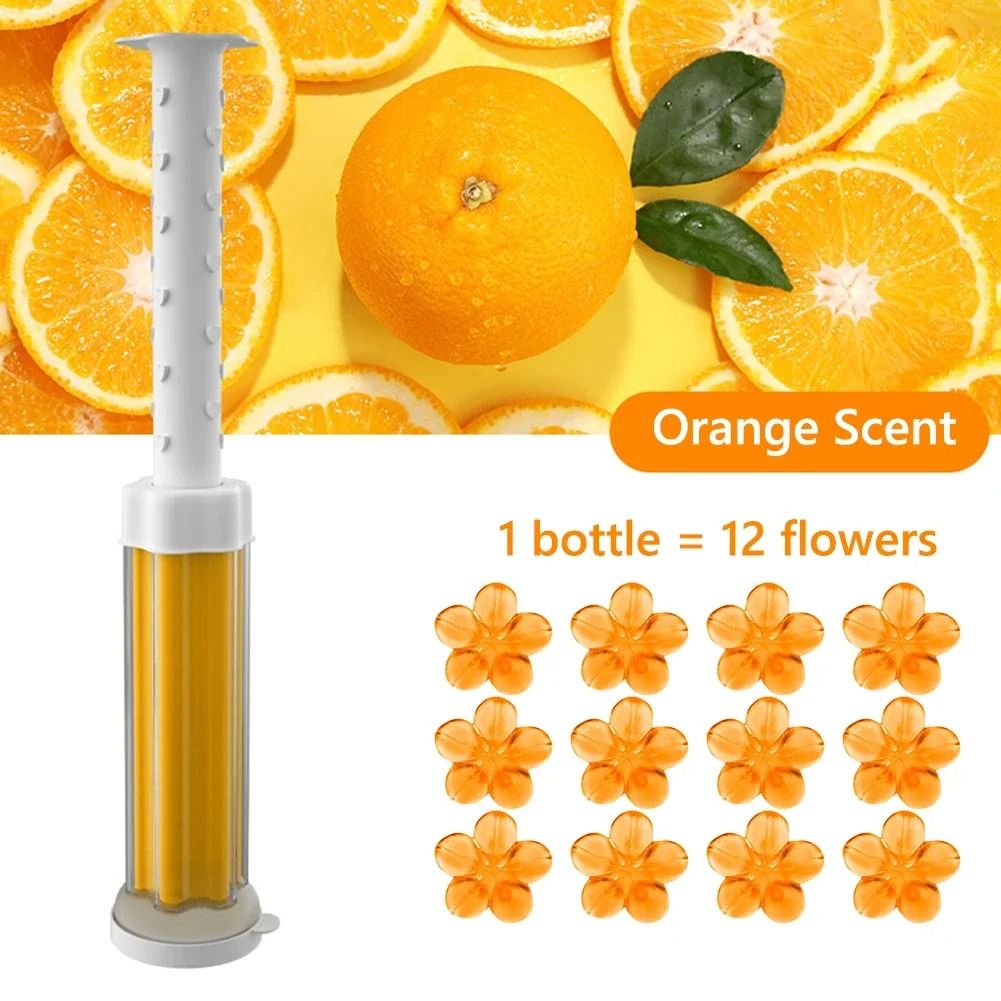 Toilet Cleaner Gel Odor Remover with Floral Scents Long-Lasting Aromatic Toilet Gel