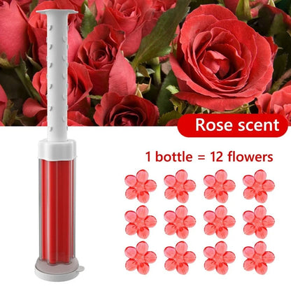 Toilet Cleaner Gel Odor Remover with Floral Scents Long-Lasting Aromatic Toilet Gel