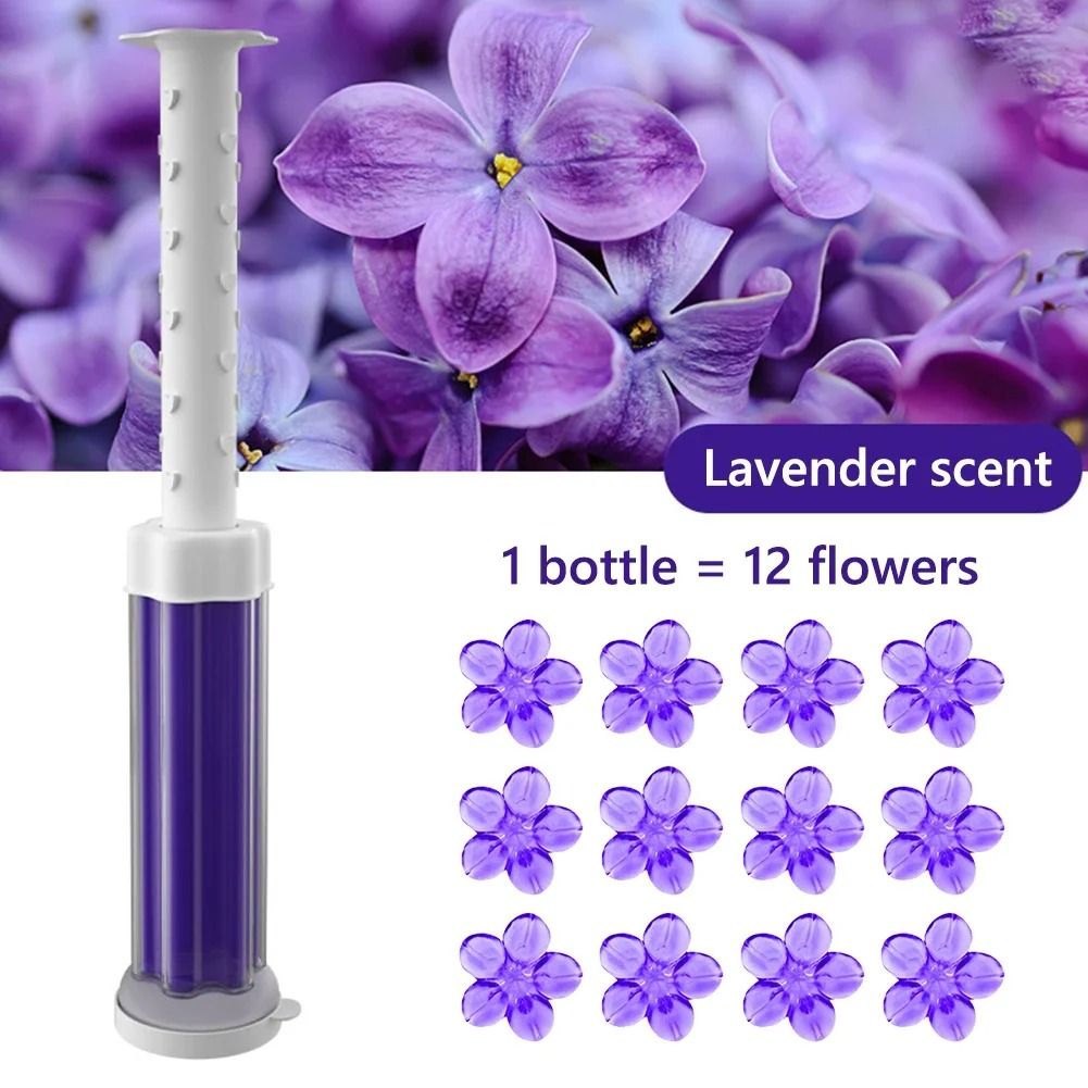 Toilet Cleaner Gel Odor Remover with Floral Scents Long-Lasting Aromatic Toilet Gel