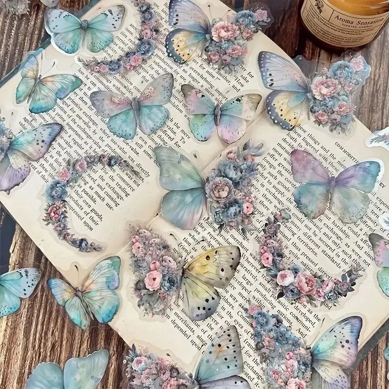 Butterfly Flower DIY Decorative Sticker Pack
