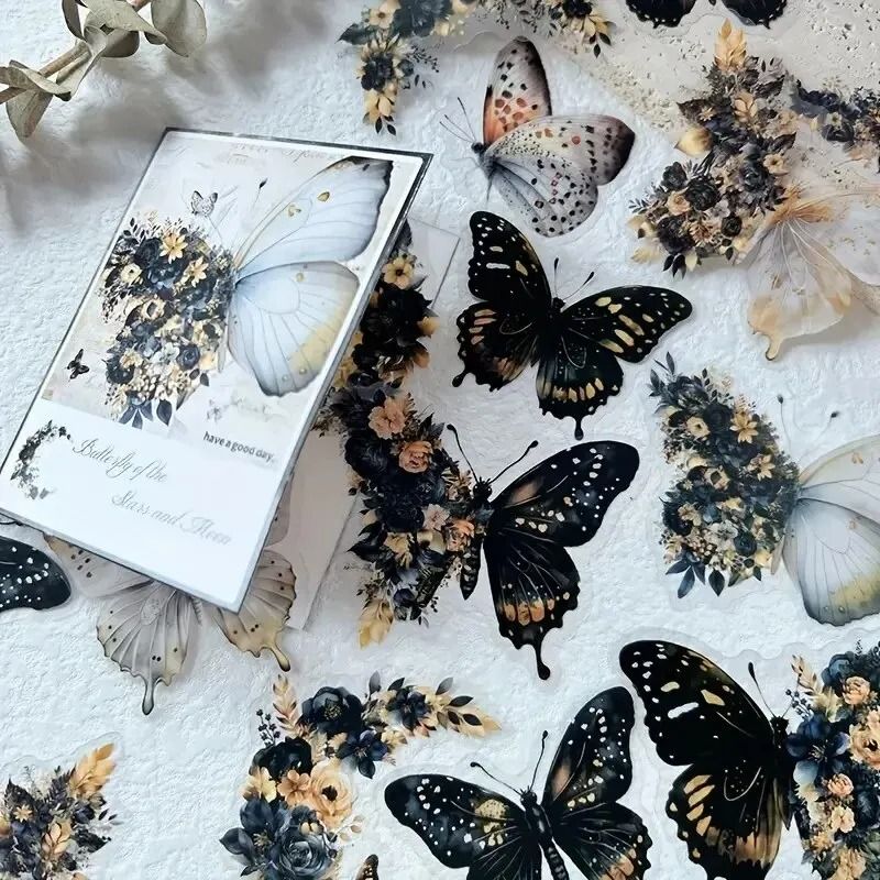 Butterfly Flower DIY Decorative Sticker Pack