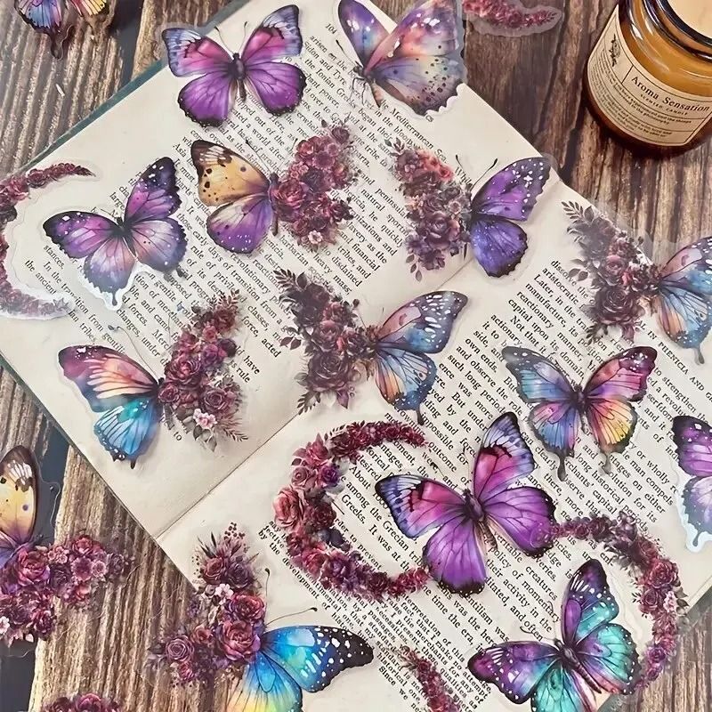 Butterfly Flower DIY Decorative Sticker Pack
