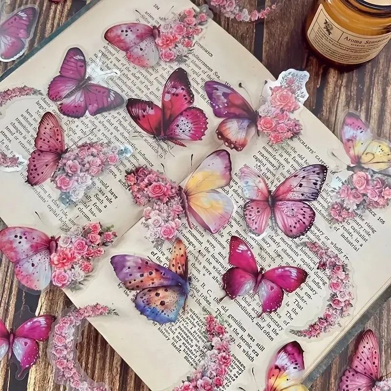 Butterfly Flower DIY Decorative Sticker Pack