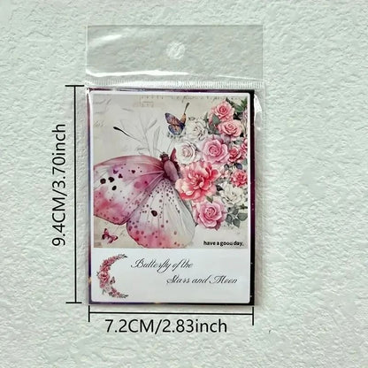 Butterfly Flower DIY Decorative Sticker Pack