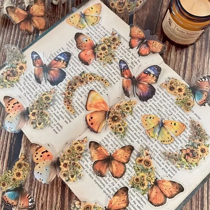 Butterfly Flower DIY Decorative Sticker Pack