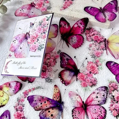 Butterfly Flower DIY Decorative Sticker Pack