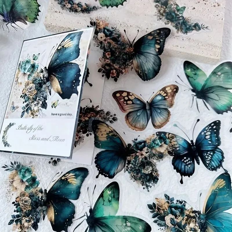 Butterfly Flower DIY Decorative Sticker Pack