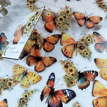 Butterfly Flower DIY Decorative Sticker Pack