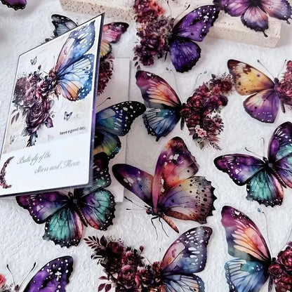 Butterfly Flower DIY Decorative Sticker Pack