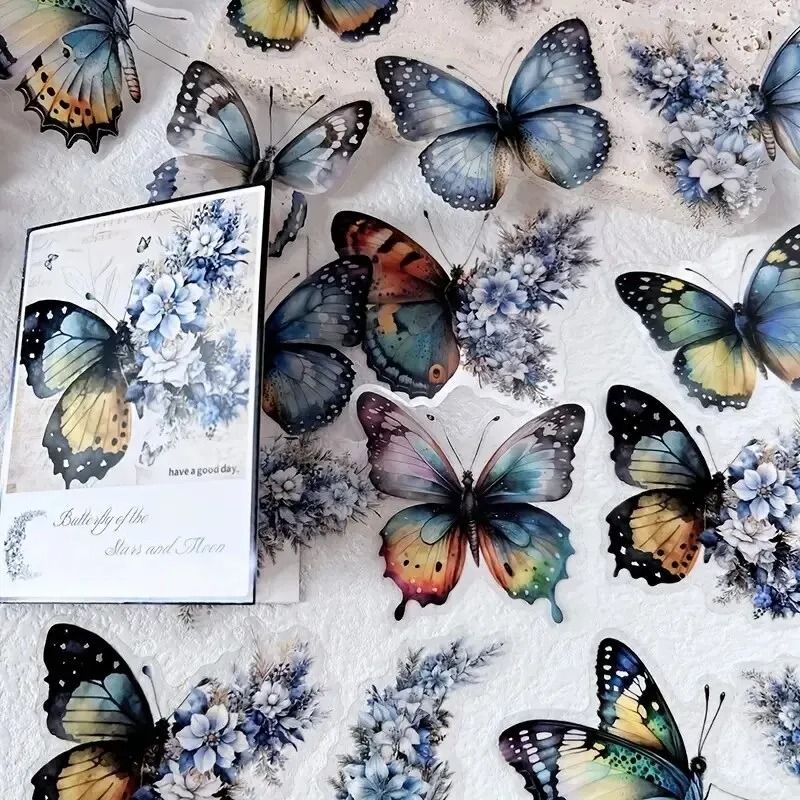 Butterfly Flower DIY Decorative Sticker Pack