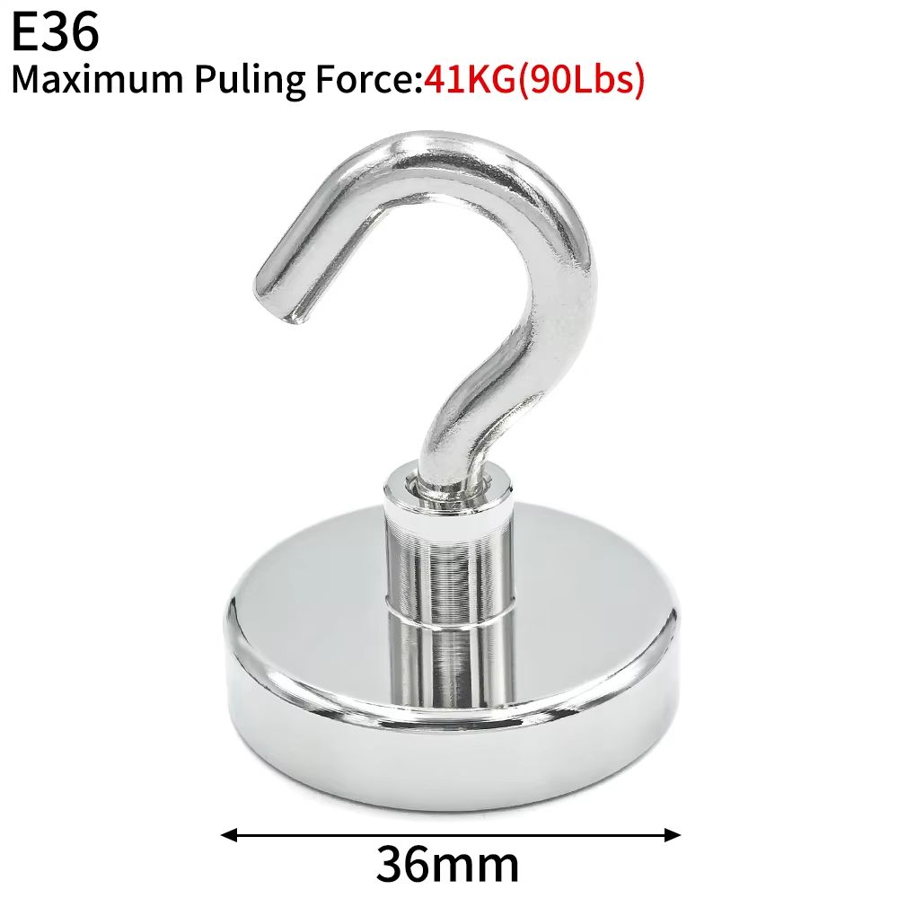 Magnetic Hooks Heavy Duty Neodymium - Super Strong Hanging Solution (10/20 Pcs Set)