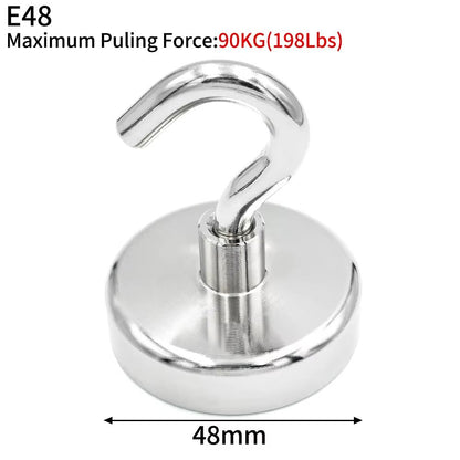 Magnetic Hooks Heavy Duty Neodymium - Super Strong Hanging Solution (10/20 Pcs Set)