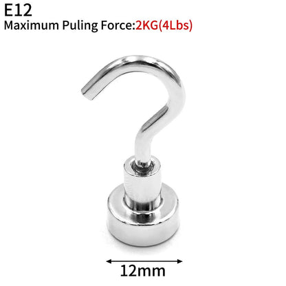 Magnetic Hooks Heavy Duty Neodymium - Super Strong Hanging Solution (10/20 Pcs Set)