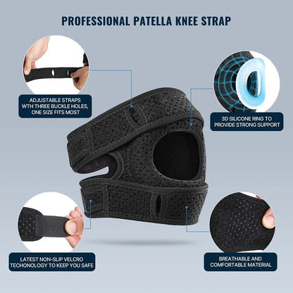 Patella Knee Brace Compression Sleeve for Joint Support