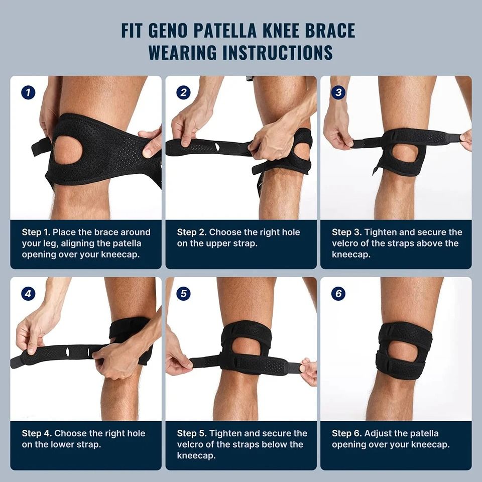 Patella Knee Brace Compression Sleeve for Joint Support