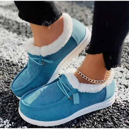 Womens Winter Snow Boots with Plush Lining and Thick Sole