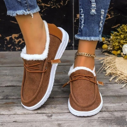 Womens Winter Snow Boots with Plush Lining and Thick Sole