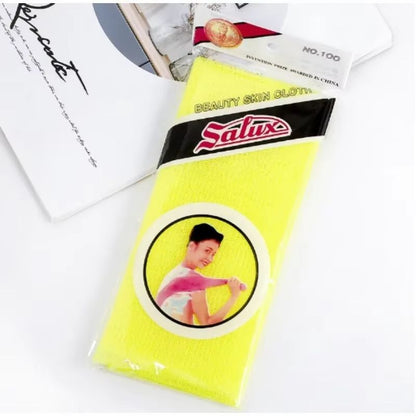 SilkSkin Exfoliating Body Washcloth – Japanese Nylon Bath Towel and Back Scrubber