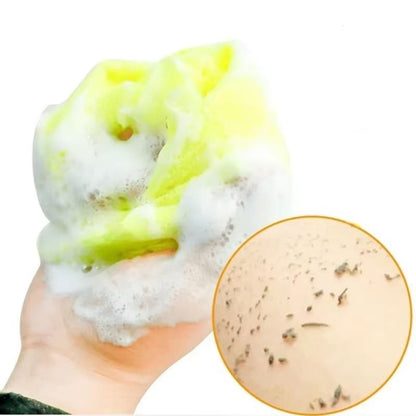 SilkSkin Exfoliating Body Washcloth – Japanese Nylon Bath Towel and Back Scrubber