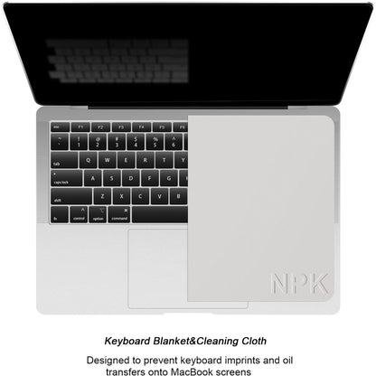 Microfiber Dustproof Protective Film, Notebook Palm Keyboard Blanket Cover, Laptop Screen Cleaning Cloth for MacBook Pro