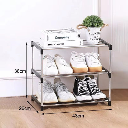 3/4 Tier Shoe Rack – Multi-Layer Space-Saving Storage Organizer for Household Use