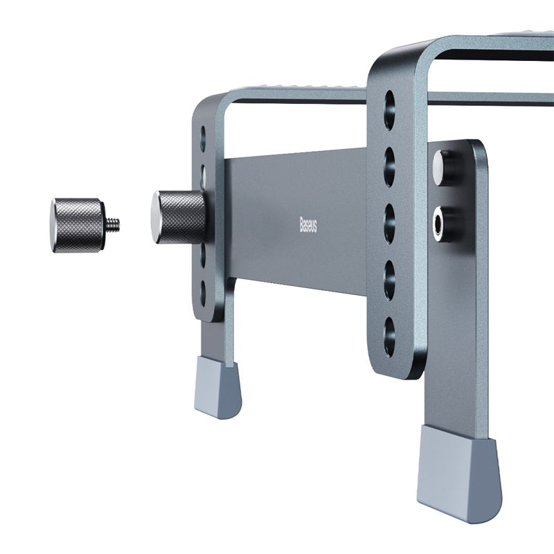 4 Gears Adjustable Baseus Laptop Stand Support, Vertical Aluminum Alloy Stand for MacBook Pro Air 17"