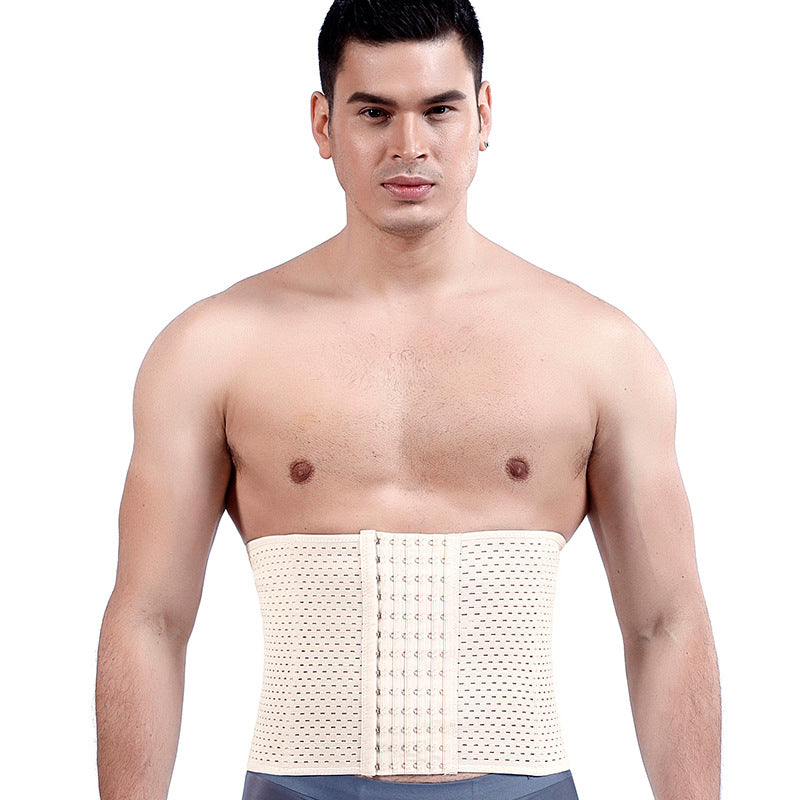 Men Slimming Body Shaper Waist Trainer Trimmer Belt Corset For Abdomen Belly Shapers Tummy Control Fitness Compression Shapewear