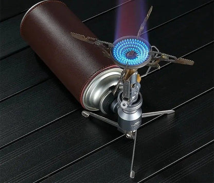 Portable Camping Gas Stove with Stable Flame Control