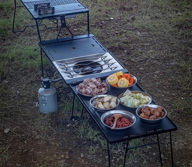Camping Table Panel and Stove Cover Accessory
