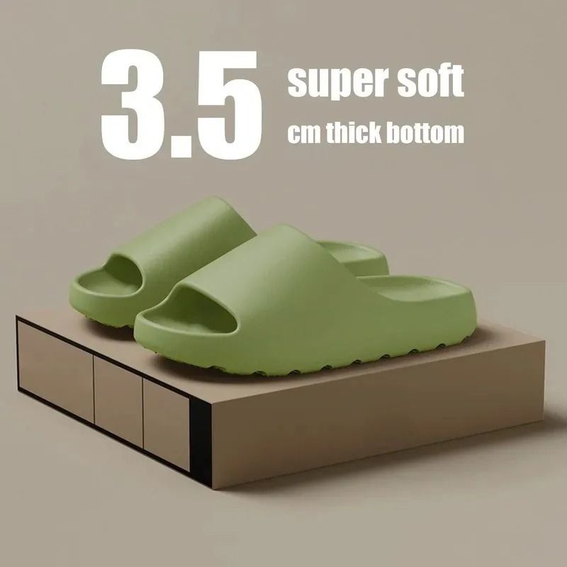 Coconut Style Soft EVA Slides for Men and Women with Thick Sole Beach Comfo