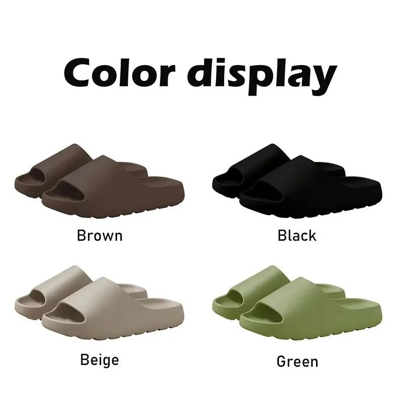 Coconut Style Soft EVA Slides for Men and Women with Thick Sole Beach Comfo