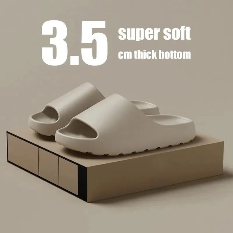 Coconut Style Soft EVA Slides for Men and Women with Thick Sole Beach Comfo