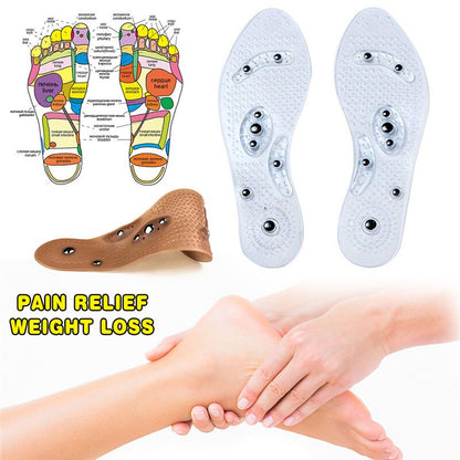 Breathable Silicone Orthopedic Massage Insoles for Men Women, Slimming Cushion Inserts for Running Shoes & Foot Care