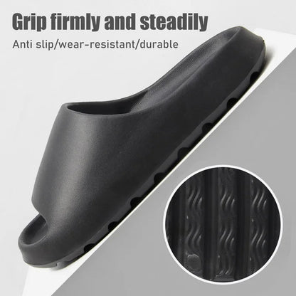 Cloud Coconut Slippers Thick-soled Sandals for Men & Women, Summer Fashion Soft Bottom EVA Slides for Indoor & Beach