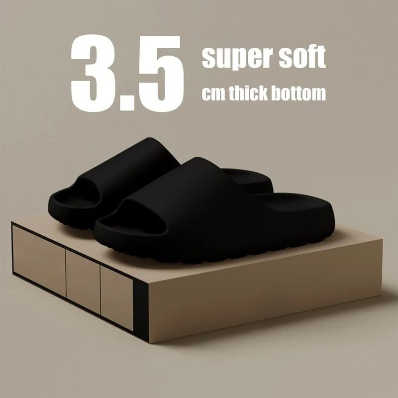 Cloud Coconut Slippers Thick-soled Sandals for Men & Women, Summer Fashion Soft Bottom EVA Slides for Indoor & Beach