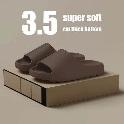 Cloud Coconut Slippers Thick-soled Sandals for Men & Women, Summer Fashion Soft Bottom EVA Slides for Indoor & Beach