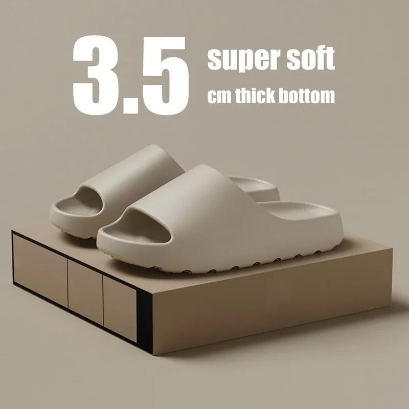 Cloud Coconut Slippers Thick-soled Sandals for Men & Women, Summer Fashion Soft Bottom EVA Slides for Indoor & Beach