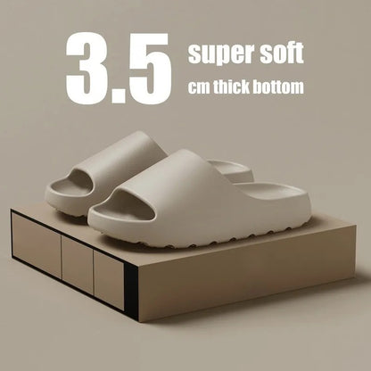 Cloud Coconut Slippers Thick-soled Sandals for Men & Women, Summer Fashion Soft Bottom EVA Slides for Indoor & Beach