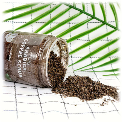 All Natural Body Scrub with Arabica Coffee & Dead Sea Salt, Exfoliating & Moisturizing Skin Care for Smooth,Glowing Skin